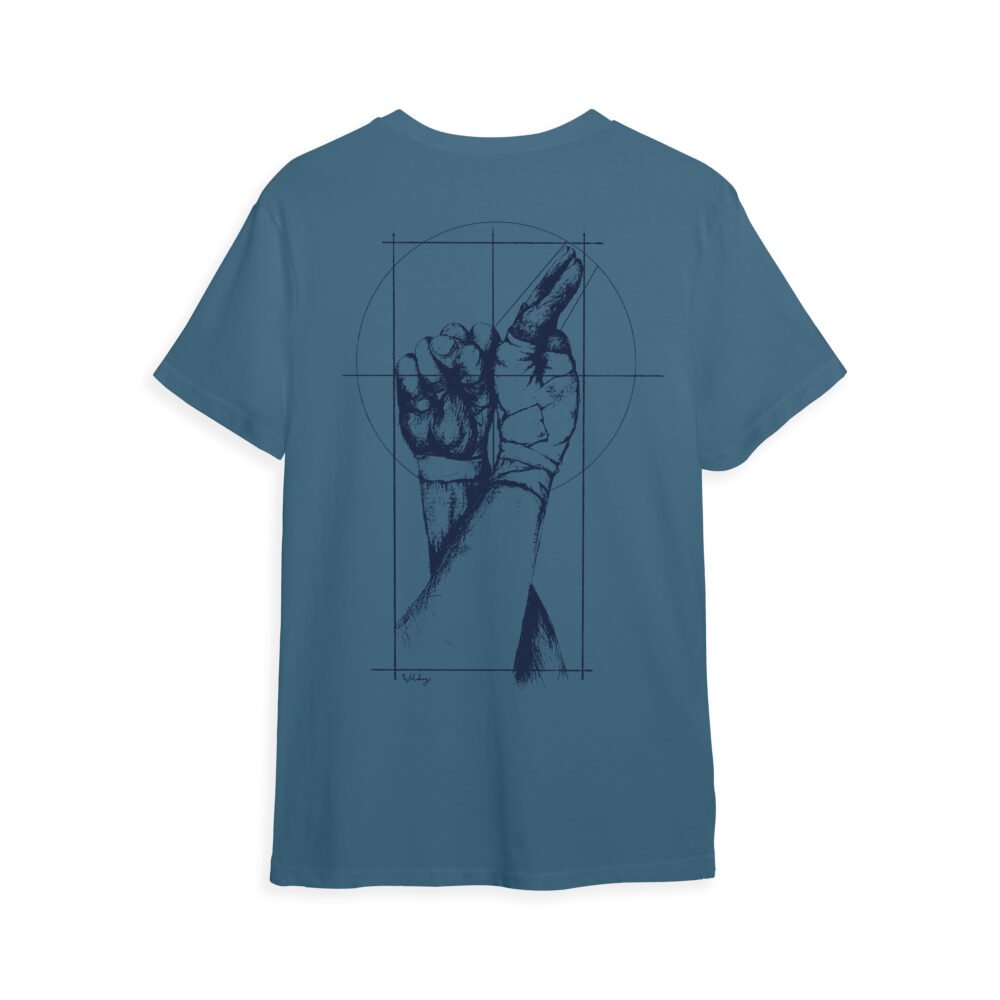 Da Vinci Hand Fist T-shirt | Wideboyz