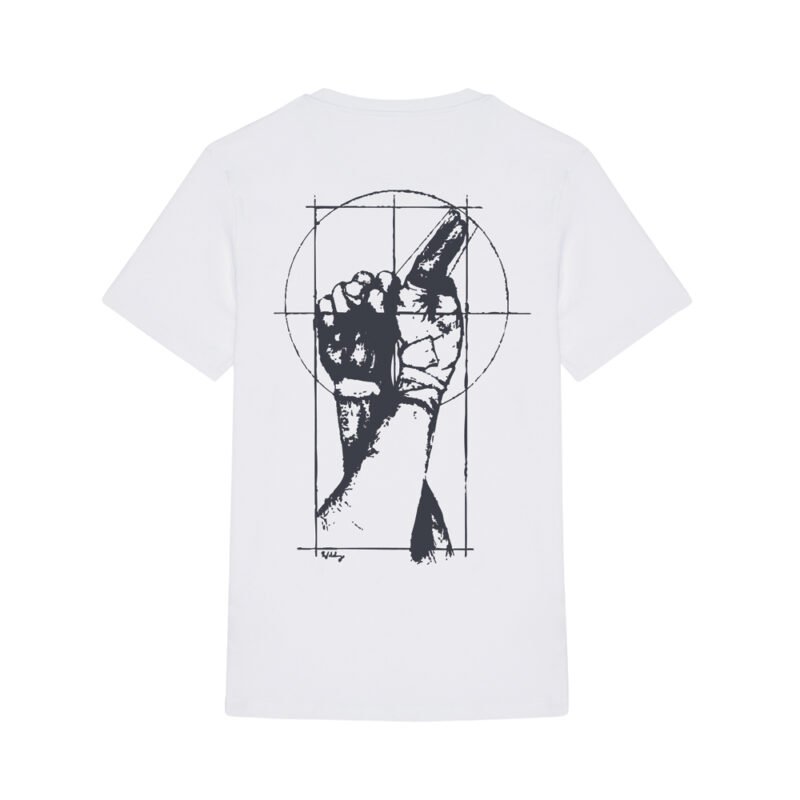 Da Vinci Hand Fist T-shirt